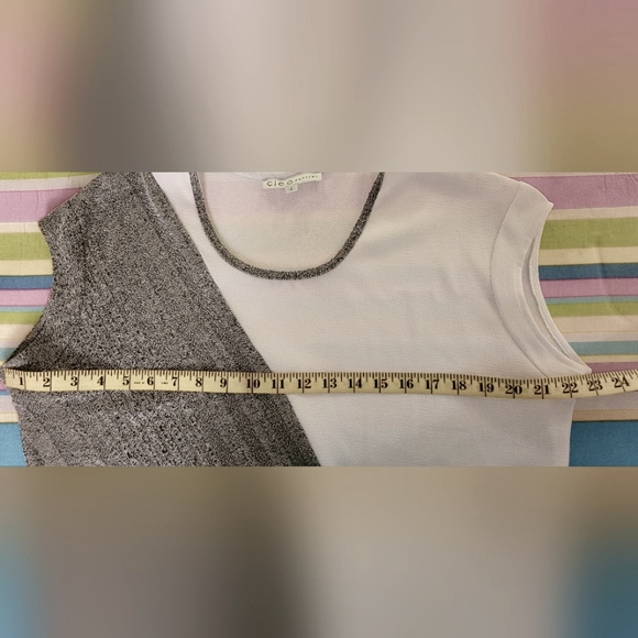 Cleo Petites L Ladies sleeveless Top. - Picture 6 of 6